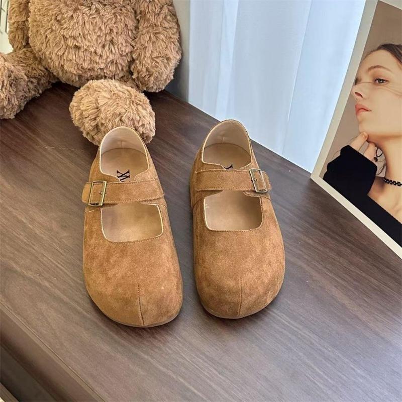 Muffin thick-soled ugly cute Mary Jane single shoes women's fashion non-slip retro versatile flat casual shoes