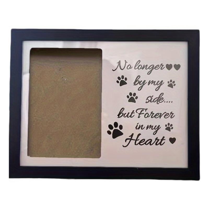 Photo Frame Pet Memorial Pictures Frame with Dog Cats Photo Holder Sympathy Gift Photo Sign Home Desktop Decors
