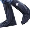 Waterproof Rainproof PVC Boot Shoe Covers Slip Resistant Zippered Galoshes For Hiking Cycling Daily Commuting