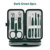 8-23pcs/set Nail Cutter Set High-quality Stainless Steel Nail Clipper with Folding Bag Nail Supplies for Professionals