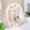 Cartoon Dressing Mirror Makeup Mirror Thick Folding Flip Student Portable Compact Makeup Mirror Table Desktop Mirror
