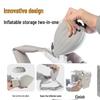 HEZHENG Portable Inflatable Neck Pillow CN plug (adapter included)