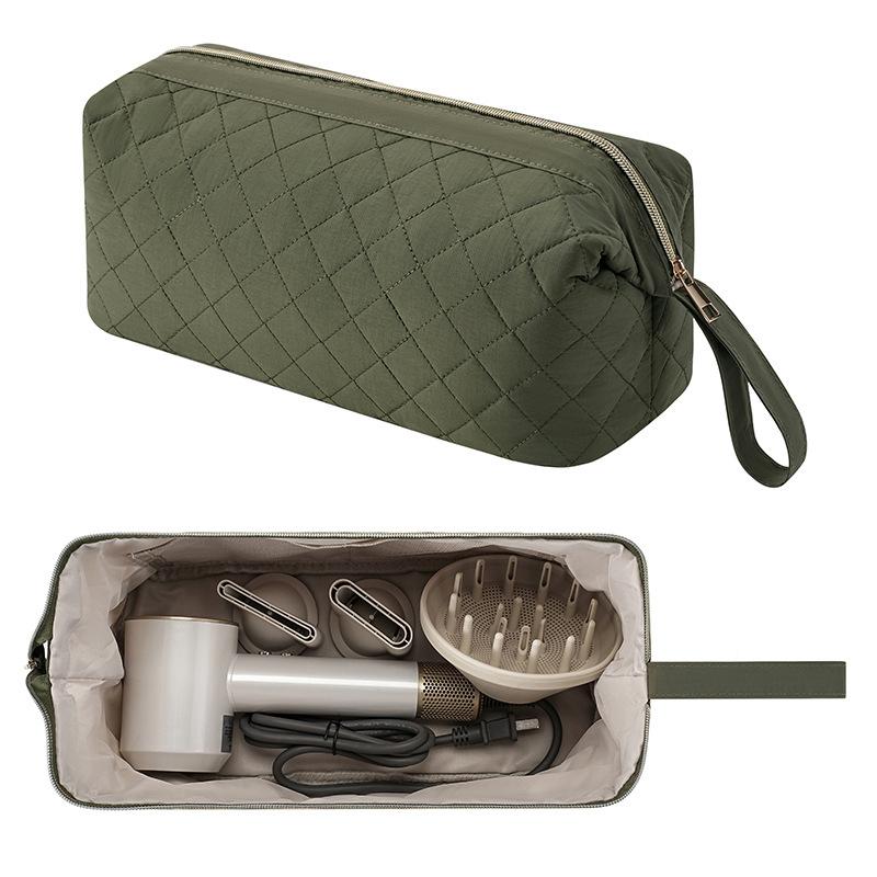 Hair Dryer Storage Bag Large Capacity Travel Cosmetic Bag  Multifunctional Hairdryer Storage Pouch Toiletry Storage Organizer