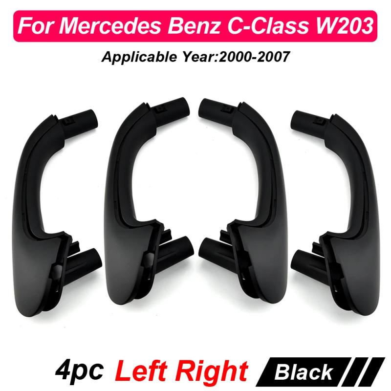 For Mercedes Benz W203 C-Class 2038101551 Car Front Left / Right Interior Inner Door Pull Carrier Covers Handles Trim