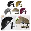 Faltbarer Glitzer Chinesischer Kung Fu Fächer Tai Chi Fächer für Kostüme Cosplay Zubehör