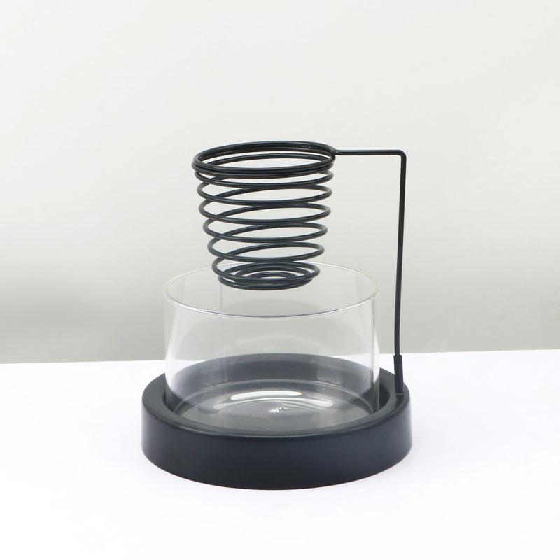 

1PC Glass Bowl Zen Room Incense Burner Yoga Burning Sage Holder Room Clear Home Decoration Palo Santo Holder Meditation