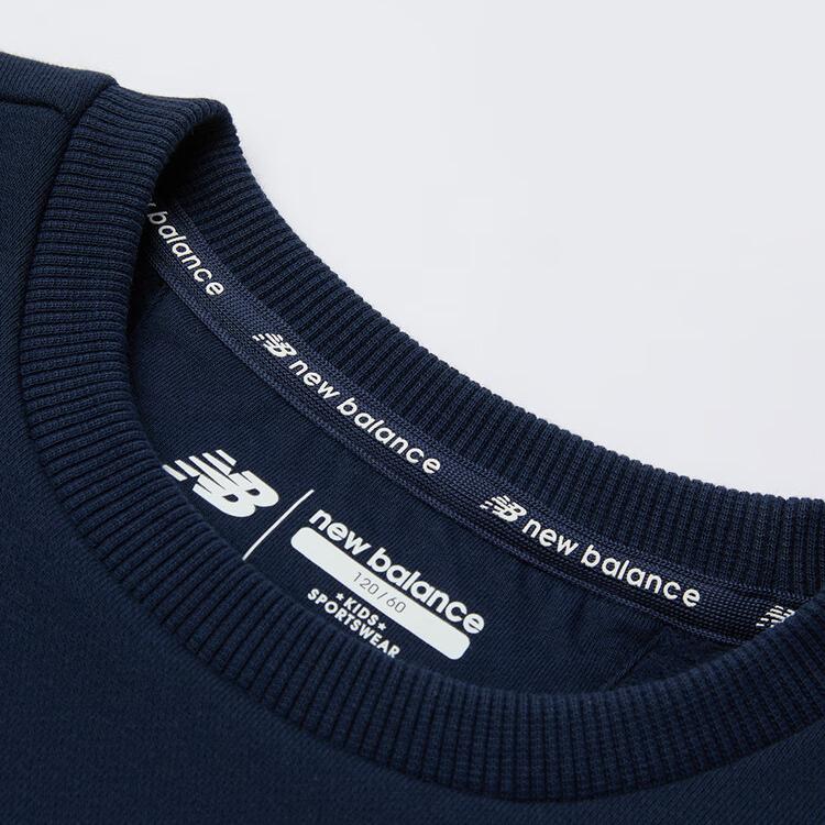 New Balance Kids Sweatshirts Crew Neck Moderate 7ZF4E043-NV