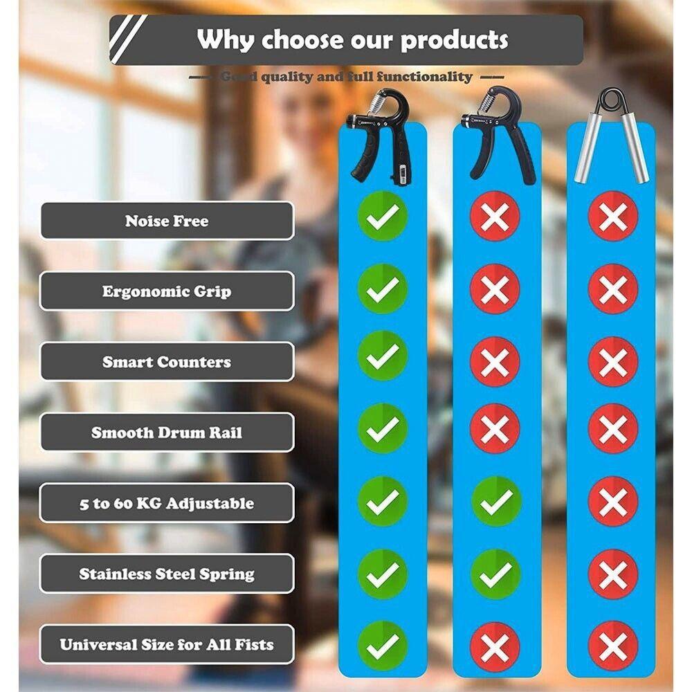 Fitness Gripper Carpal Expander Wrist Gripper Hand Grip Strengthener Hand Exerciser Sports Wrist