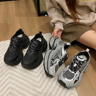 Platform Dad Shoes Women's 2024 Women's Shoes Versatile Autumn Shoes Casual Sports Shoes