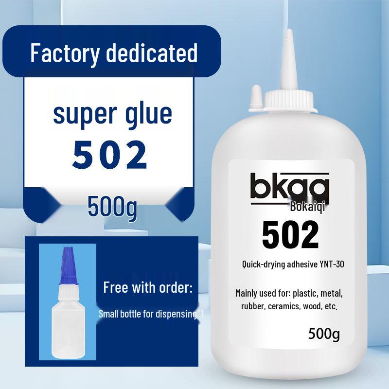 Universal 502 Quick-Drying Waterproof Super Glue for Wood, Plastic, Glass & Metal Repair