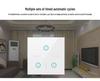 WiFi Smart Home Touch Switch with Alexa Voice Control, European Standard 86 Panel, Mobile Remote Operable