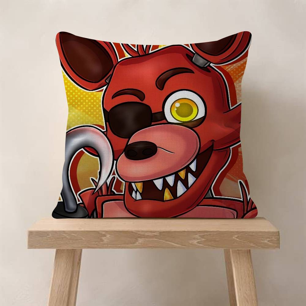Personalized Pillow Dust Cover Bedroom Kids Party Decoration Pillowcase Birthday Gift Fnaf Anime Five-nights-At-Freddys