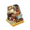 DIY Handcraft Miniature Dollhouse Small Doll House Model Led Lights Wooden Room Box Crafts