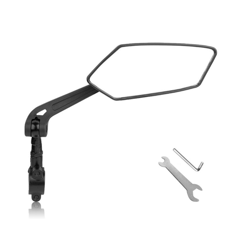 Bike Looking Glass Set Universals Reflective Bike Looking Glass Durability Rear View for Strengthen Safety in Cycling