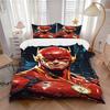 3pcs Flash Superhero Duvet Cover Set, 1 Duvet Cover + 2 Pillowcases (No Insert), High-Definition Print for All Seasons,Durable Yy251103025