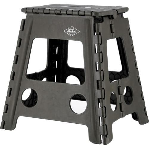 Fuji Boeki Folding Chair, Lightweight, Compact, Foldable Step Stool for Outdoor Activities, Ideal for Fishing, Camping, and Fireworks Displays, 39cm W