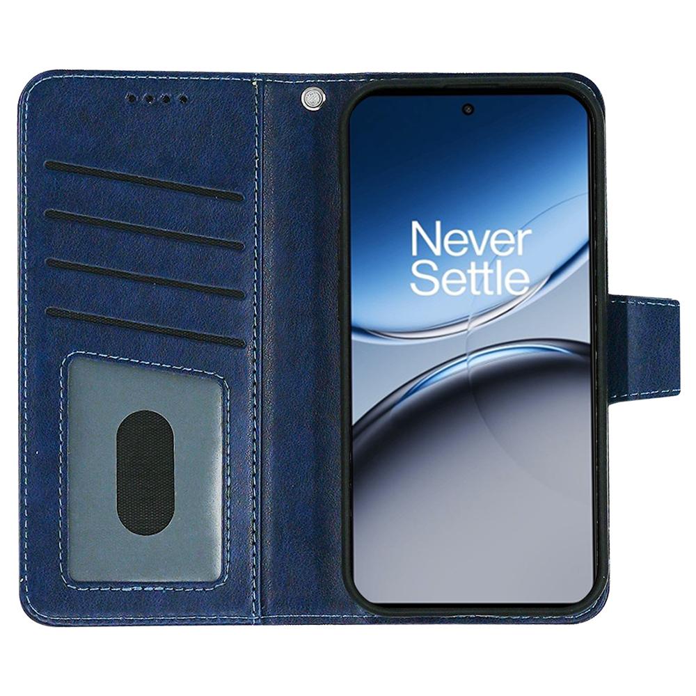 

For OnePlus Nord 4 Case Stand Card Holder Wallet Leather Phone Cover Blue