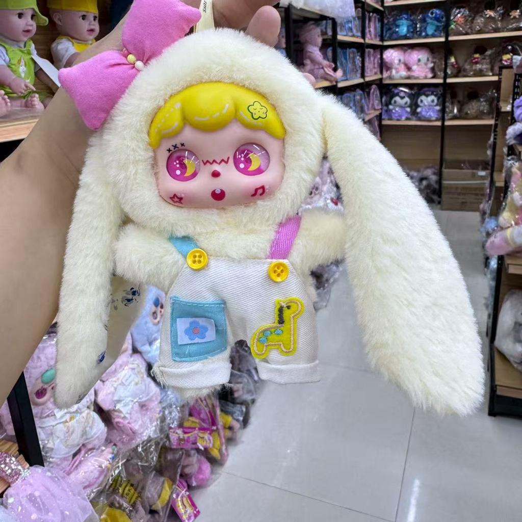 Adorable Silicone Rubber Plush Hanging Toy Trendy Doll Stuffed Animal Gift for Girls Birthday Doll