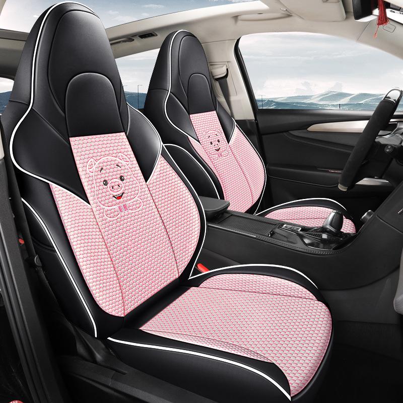 Lynk & Co 06 All-Season Leather & Ice Silk Full Surround Seat Cover for Five-Seater