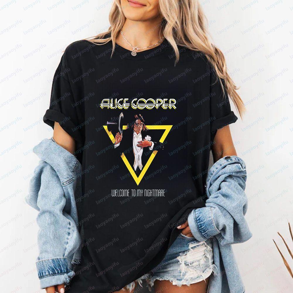 Alice Cooper Band - Casual and Fashionable Summer Multi-Purpose Short-Sleeved Men's and Women's