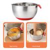 Stainless Steel Mixing Bowl with Handle And Pour Spout Metal Nesting Bowl with Non-Slip Bottoms for Kitchen Mix Cook Bake Prep