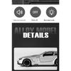 Simulation 1/32 Benz SLR McLaren 722S Linkage Sports Car Alloy Toy Car Model Sound and Light Pull Back Diecast Toy Vehicle Gift