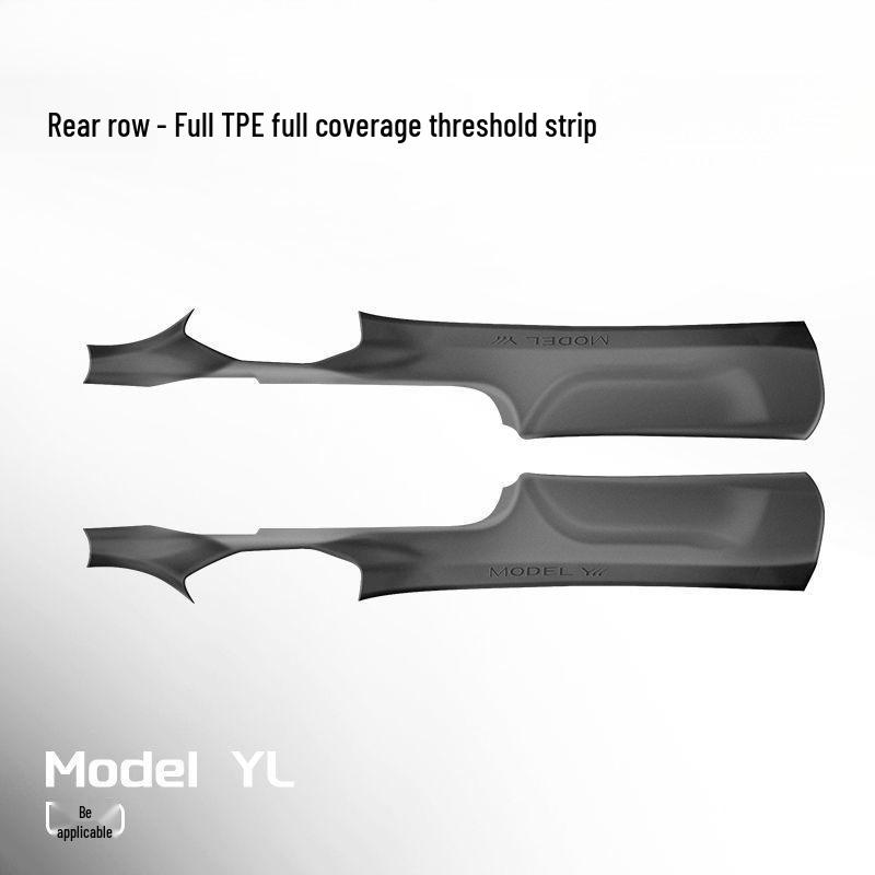 Tesla Model/Y Dedicated Threshold Strips and Anti-Kick Door Sill Protectors