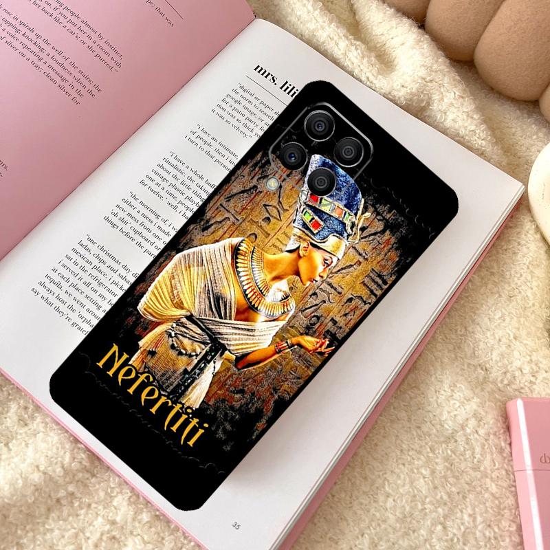Egypt Nefertiti Ankh Case For Samsung Galaxy M21 M12 M13 M14 M15 M06 M16 M36 M56 M31 M53 M32 M52 M35 M55 M34 M54