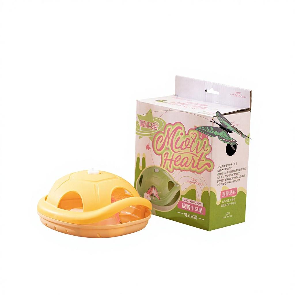 Smart Electric Cat Toy Self-Entertaining Anti-Boredom Automatic Laser Feather Cat Teaser Ball with ABS Material (as the picture,Cat toy)