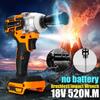 520 N.m Electric Brushless Cordless Impact Wrench 18V Rechargeable Hand Drill Power Tools 4000rpm For  Battery New