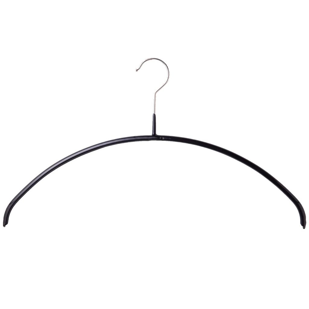 MAWA Economic 40 Hangers of Round Hangers with Rotating Ideal for and X X Cm X X Model (Set 20, Black) Slim, Space-Saving, Non-Slip 360° Hooks,