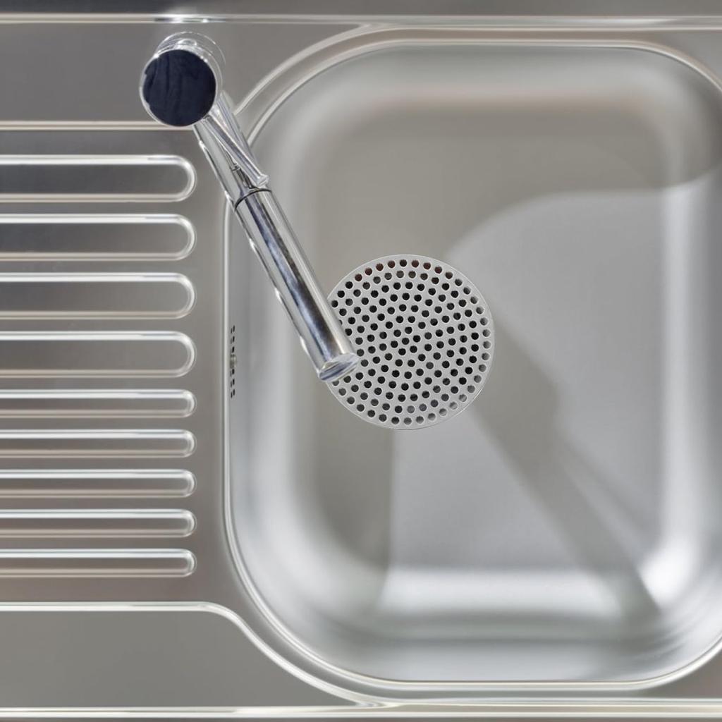 4Pcs Stainless Steel Drain Covers Hair Catcher Filter for Shower Bathroom Bathtub and Sink Round Floor Rustproof Easy To Use