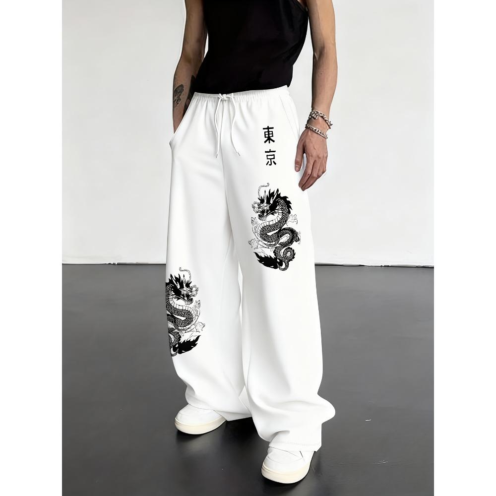 

Men s Multifunctional Solid Color Drawstring Loose Casual Sports Pants, Suitable for Outdoor Activities in Spring and Autumn XXL