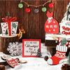 Tabletop Signs Christmas Tiered Tray Decor Christmas Farmhouse Christmas Decor  Festive Decor