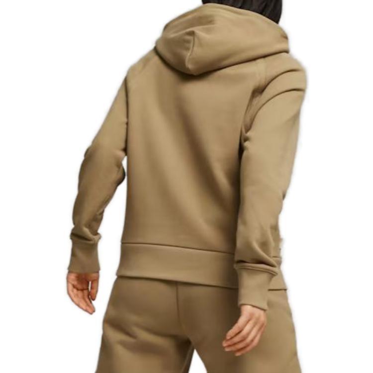 Puma Bluzy Damskie Brązowe Z Kapturem Średnie Regularne 621444-85
