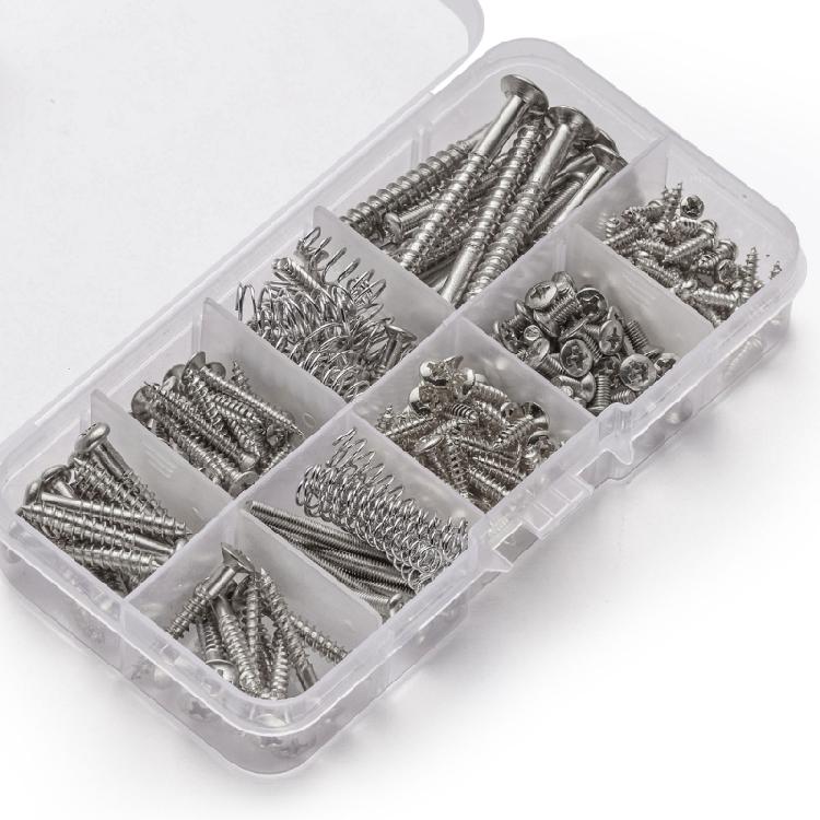 Guitar Screws Sets, Guitar Hardware Luthier Parts Kits for Neck Plate, Pickguard