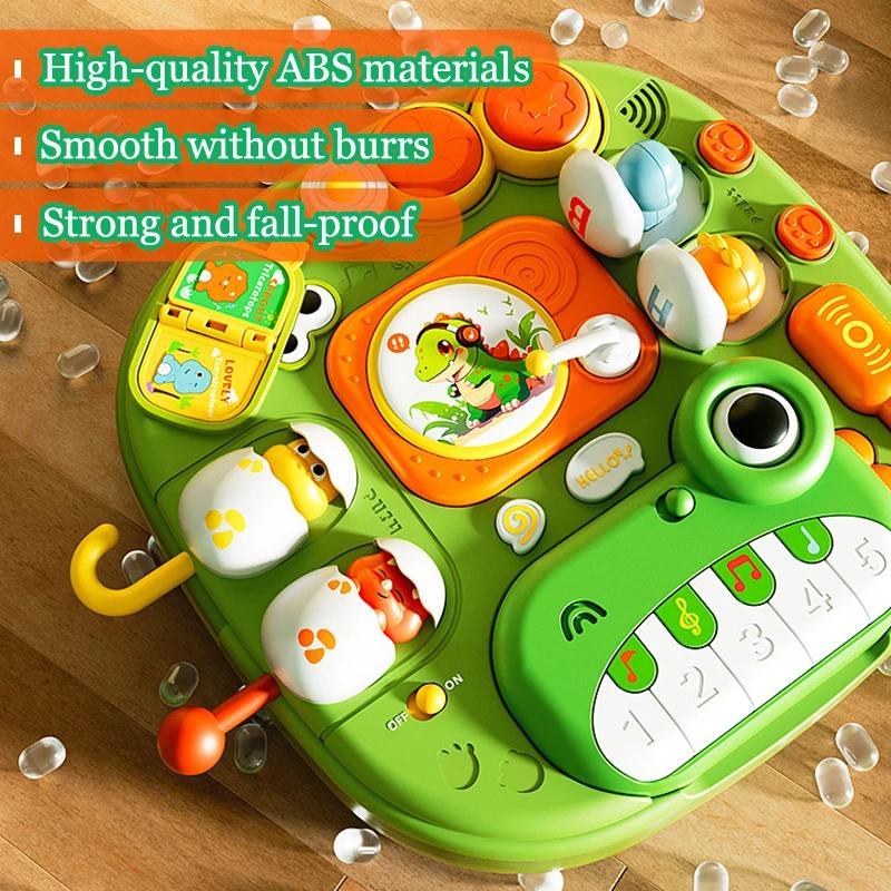 Infant Learning Table Table Montessory Toys Early Education Sound/Light Games Motor Training Sensory Educational Toys Portable