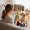 Plush Dog Chew Toy With Cotton Rope For Interactive Dental Relief