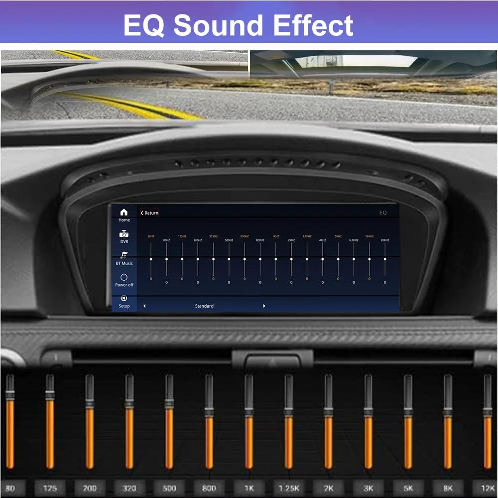 8,8-Zoll-Bildschirm, kabelloses CarPlay Android-Autoradio für BMW 3er 5er CIC E60/E61/E90/E91/E92/E93 2009-2010 Autoradio