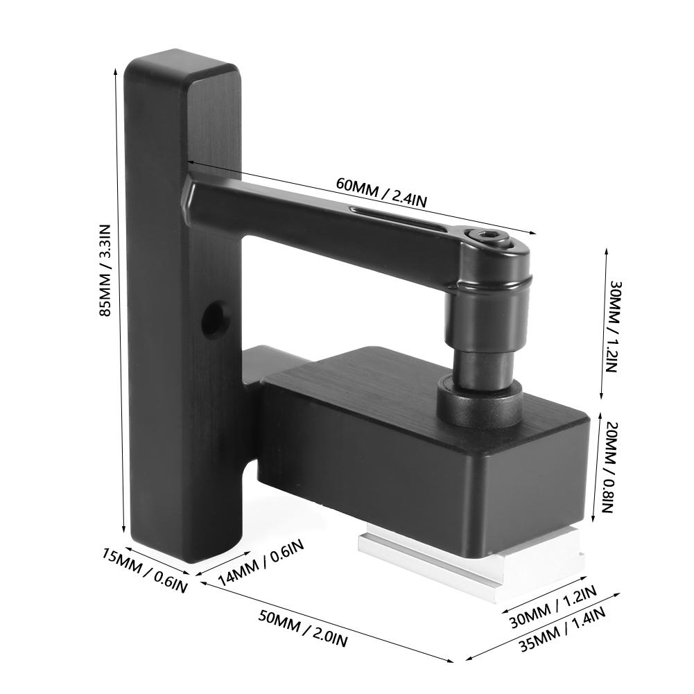 Wood Work DIY Manual Tools Woodworking Limiter T Tracks T Slot Miter for Woodworking