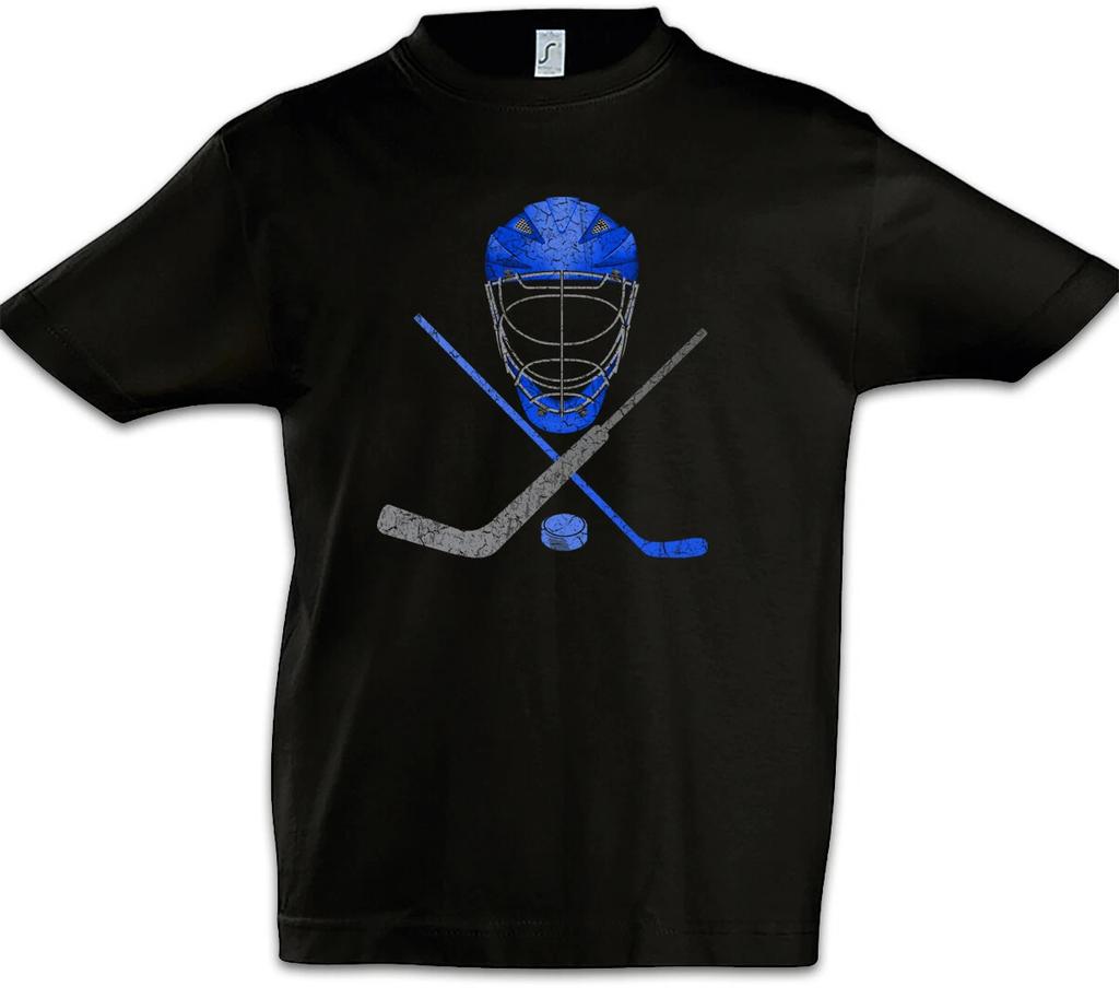 Ice Hockey Tools Kids Boys T-Shirt Player Love Addiction Hockey Stick-