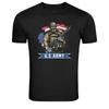 US-Armee Totenkopf Soldat Patriotisches Grafik T-Shirt Militär-T-Shirt