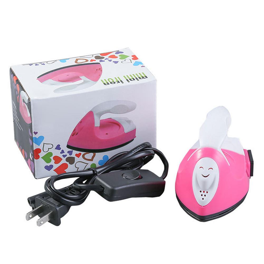 Mini Electric Iron Portable Travel Clothes Sewing Iron Craft Clothes Sewing Supplies Electric Iron Portable Travel Home Iron