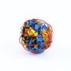 Interactive Cat Chase Toy: Crinkle Paper Ball in Sphere Cage for Self-Play