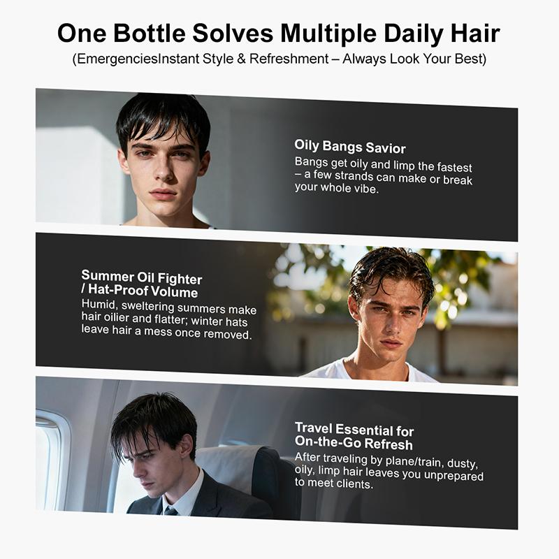 PURC 3 In 1 Hair Volumizing Styling Powder for Men Women Long-Lasting Volume Oil Control Nourish Hair Styling Product Hair Care