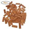 50pcs/lot Miniature Dollhouse Flooring Mini DIY Wooden Dollhouse Floor Boards Geometric Bamboo Furniture for Model Accessories