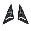 For VW Golf 7 MK7 MK7.5 2013~2019 Car Front Triangle Window Louver Side Shutter Blind Shades Cover Trim Sticker Vent Carbon Auto