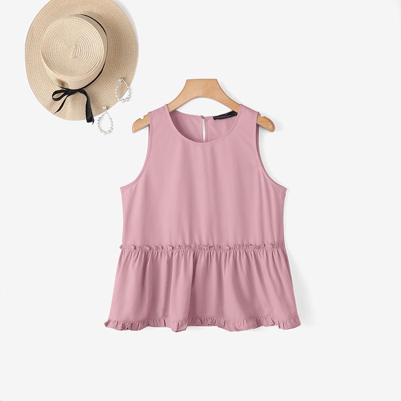 ZANZEA Women Summer Casual Round Neck Sleeveless Tank Tops