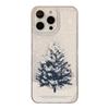 Pouzdro na mobil Snow Mountain Rime pro Apple 16 / 15 Pro Max / iPhone 14, tekutý písek, zimní atmosféra, 13, tvrdé