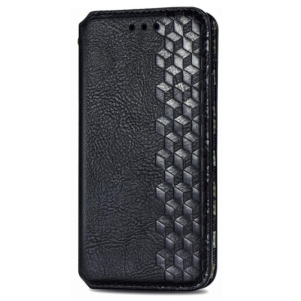 Rhombus Imprint for Xiaomi Redmi 14C 4G/14R 5G/Poco C75 4G Case PU Leather Wallet Phone Cover